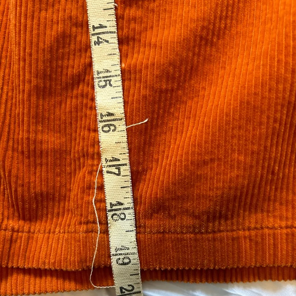 Loft burnt orange corduroy skirt size 10 - Image 6