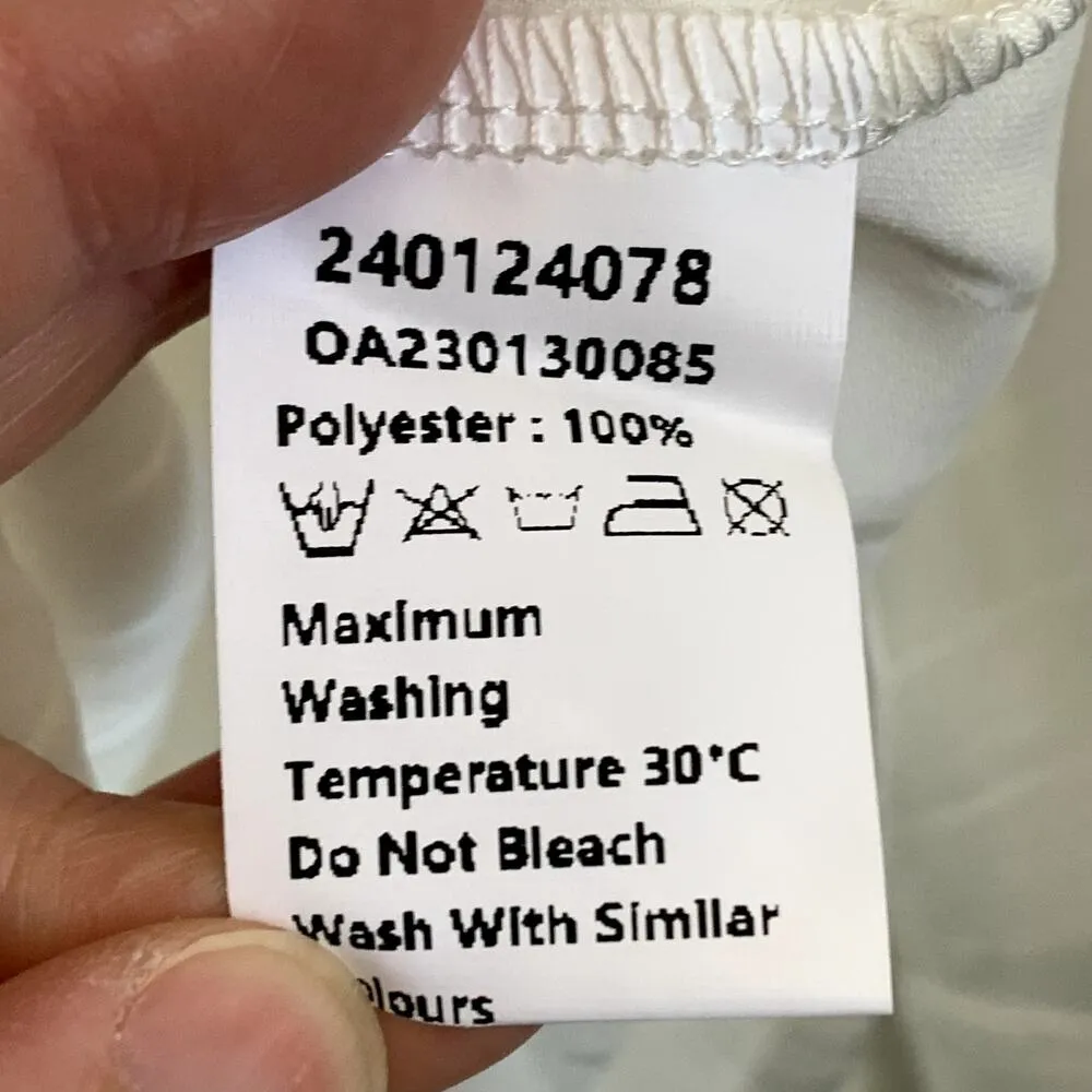 NWT Commense Charlotte Oversized Button Up Collared Shirt in White Size XS - Image 7