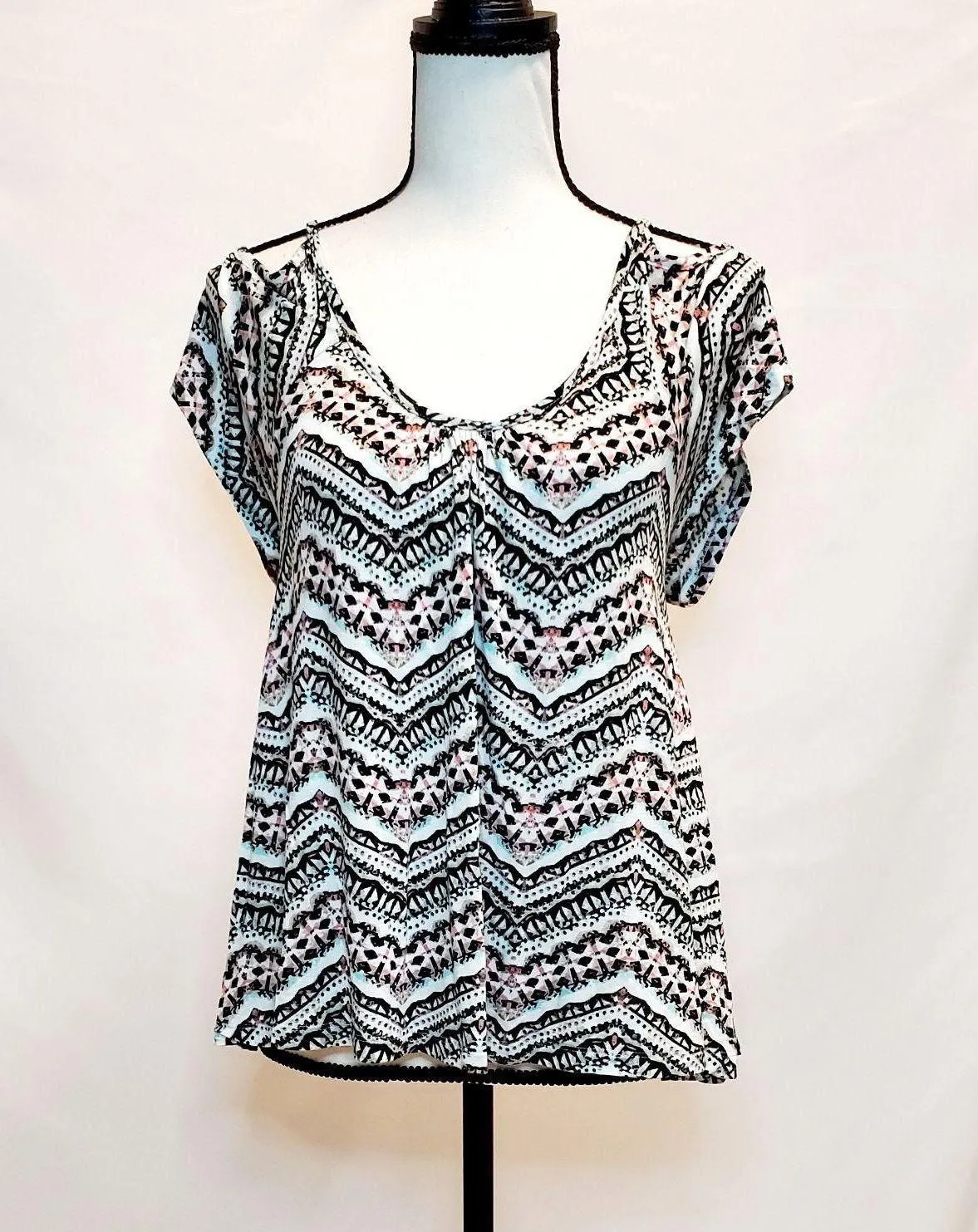 Ultra Flirt Cold Shoulder Blouse - Image 4