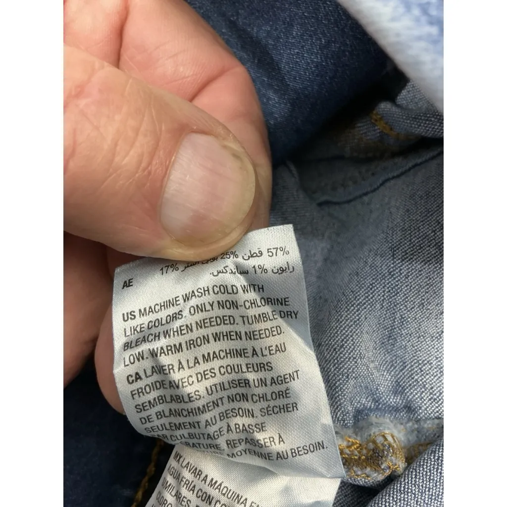 Womans Inc Pull On Blue Jean Jeggings Size 8 - Image 5