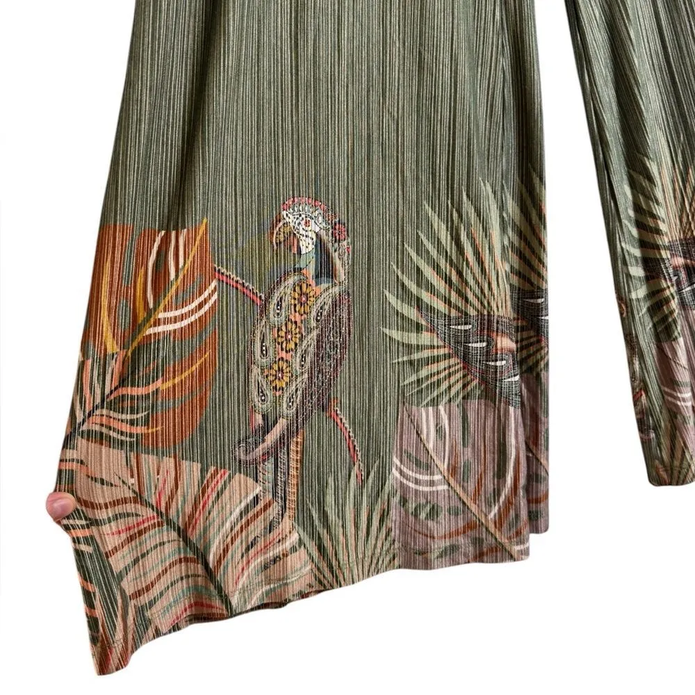 Farm Rio x Anthropologie Guadeloupe Wide Legs Pants Small - Image 4