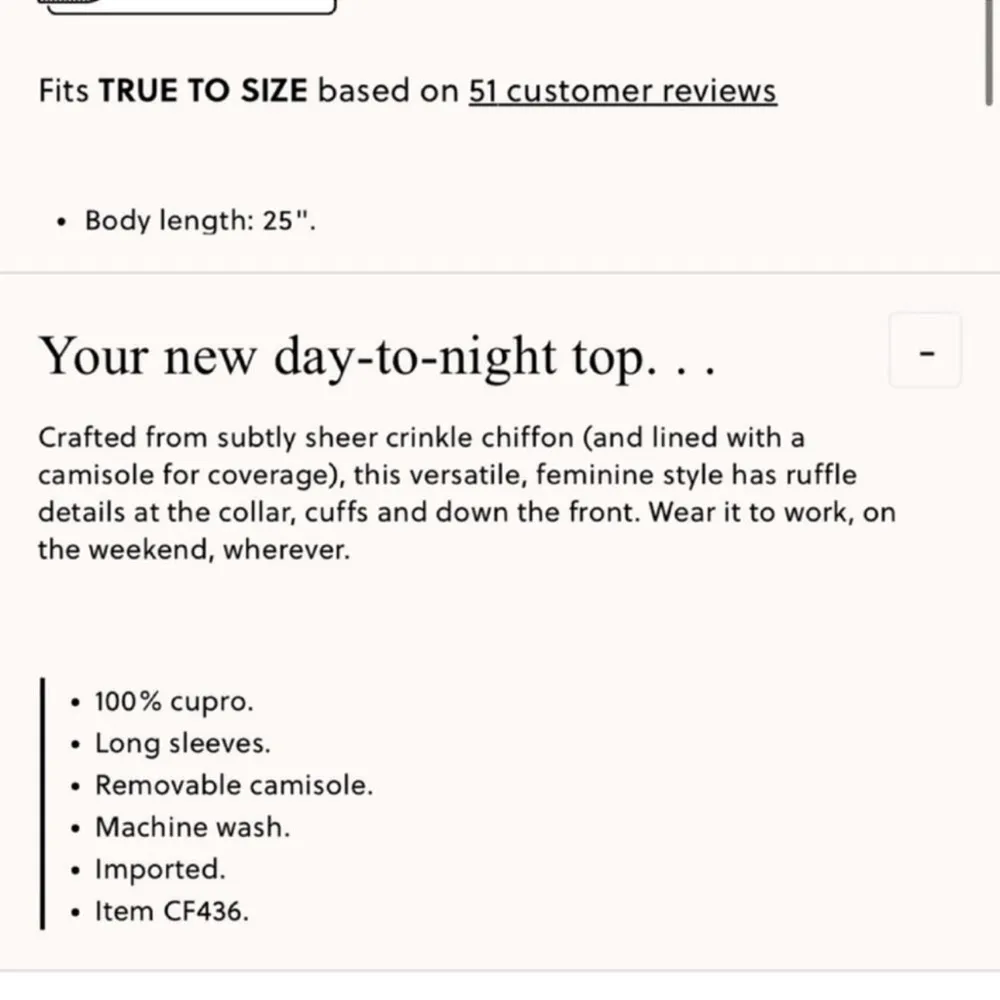 J.Crew Ruffle button-up shirt in crinkle chiffon - Image 2