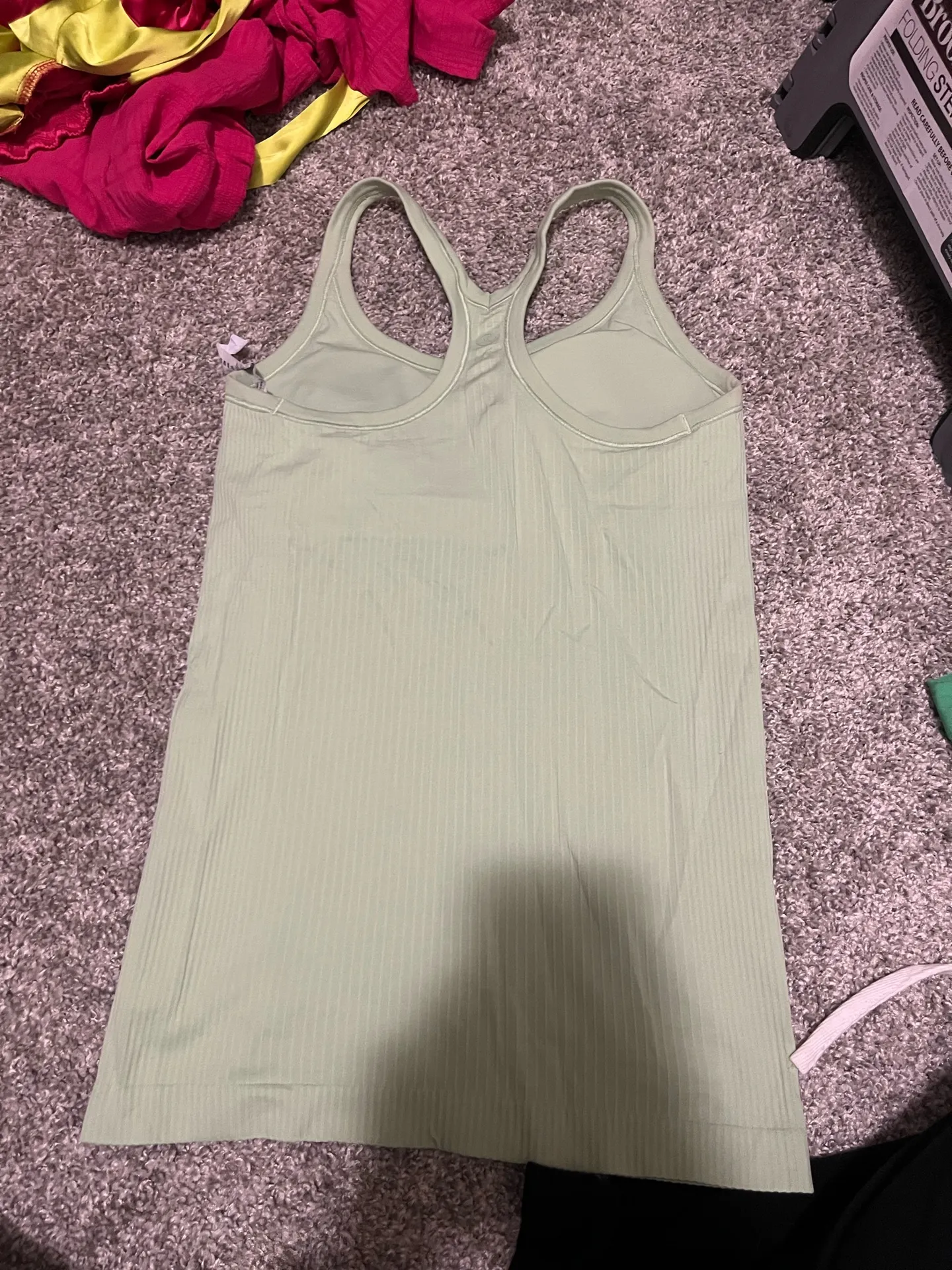 Lululemon Ebb To Street Tank Light Green - Image 3