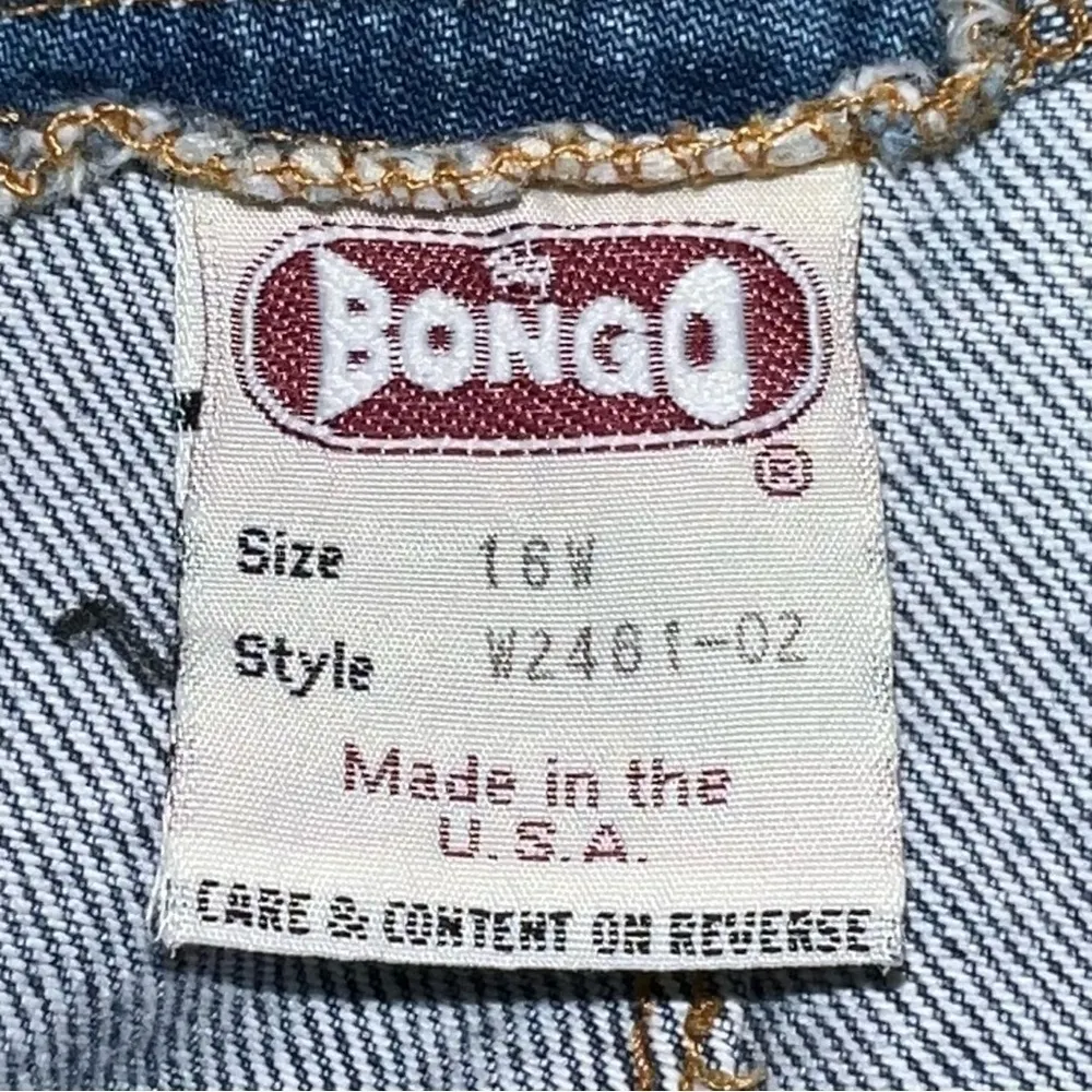 Vintage Bongo Jean skort size 16 W - Image 5