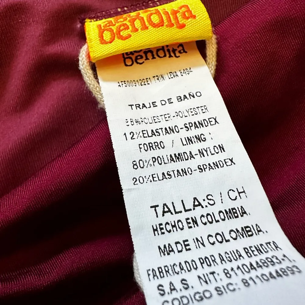 Agua Bendita Trini Leva Asymetric one piece sz S/M - Image 9