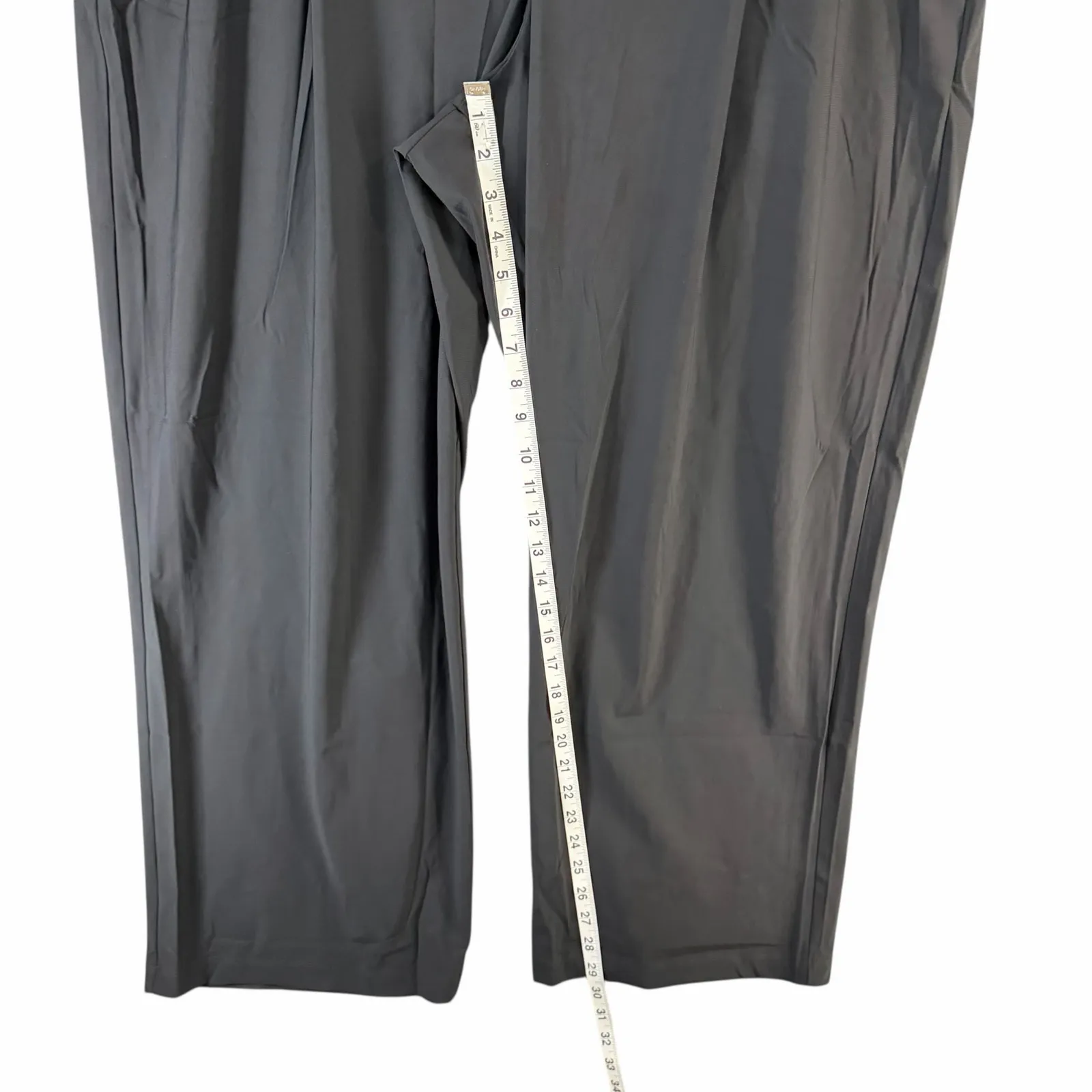 Old Navy SleekTech Trouser Pants Womens XL Black High Waisted Travel Ready NEW - Image 9