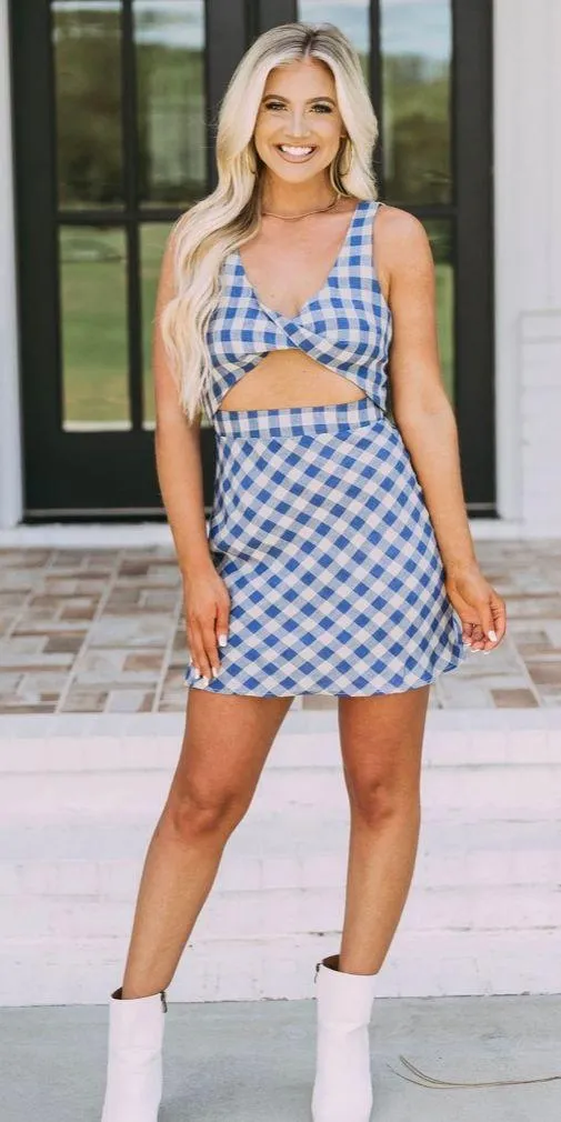 Checkered Gingham Dress - Image 2