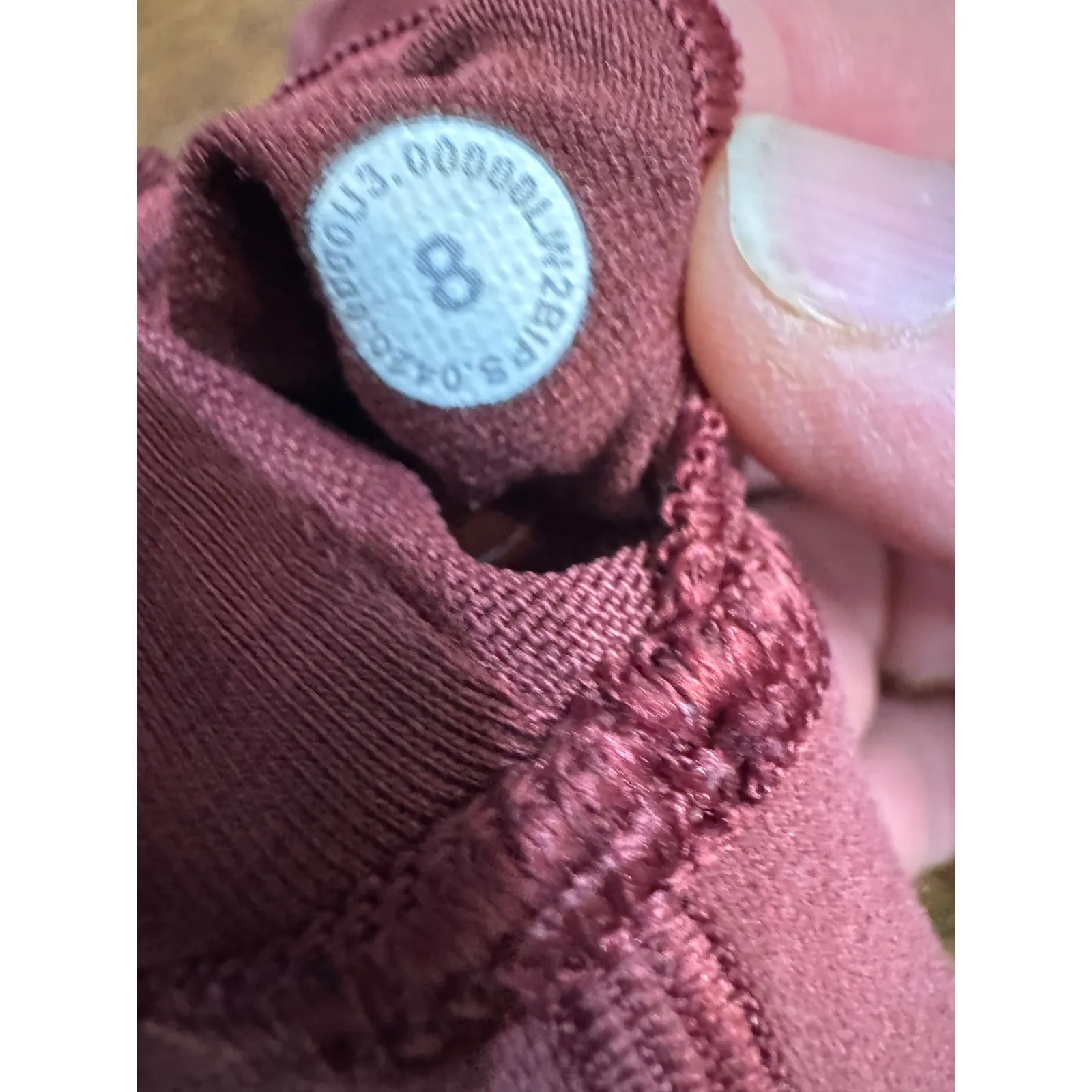 LULULEMON Flow Y Nulu™ Sports Bra In Burgundy - Image 6