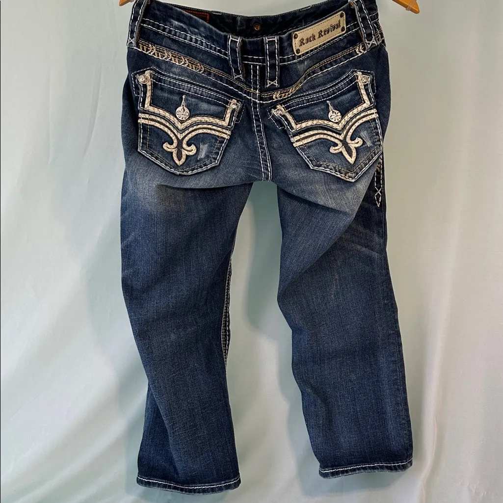 Rock Revival Women’s Capri easy jeans Size 27 - Image 5