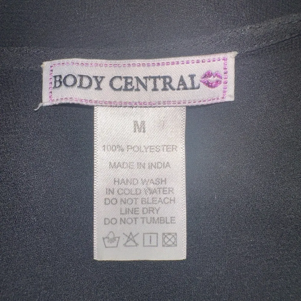 Body Central Sheer Black Tank Top Size Medium - Image 7