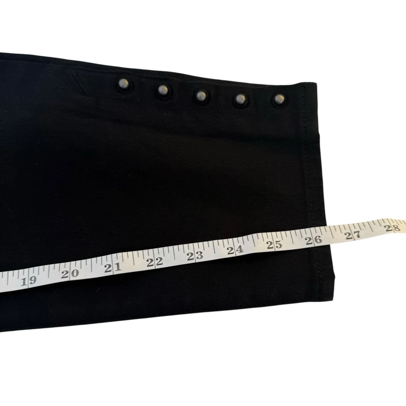 Chicos Black Jegging Ankle Jeans Women Size 1R US 8R Studded Punk Edgy Classic - Image 10