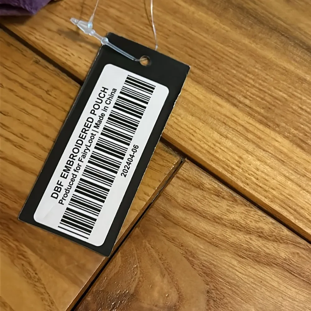 Fairyloot “Darker By Four” Embroidered Pouch, New Purple - Image 5