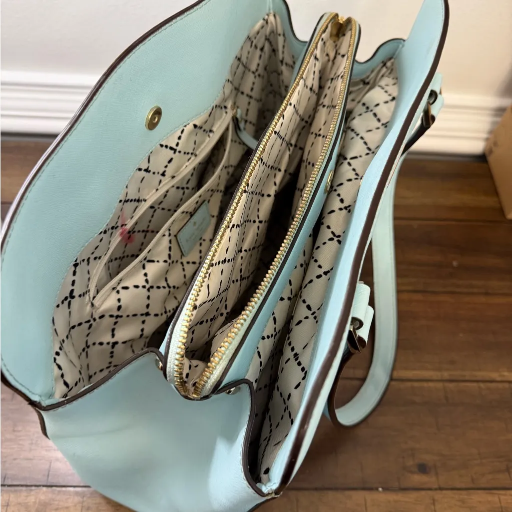 Kate Spade Light Blue Shoulder Bag - Image 13