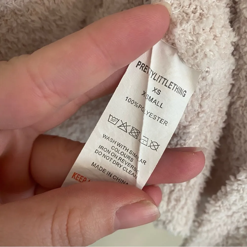 PrettyLittleThing‎ cream maternity Cardigan with Tie Waist - Image 5