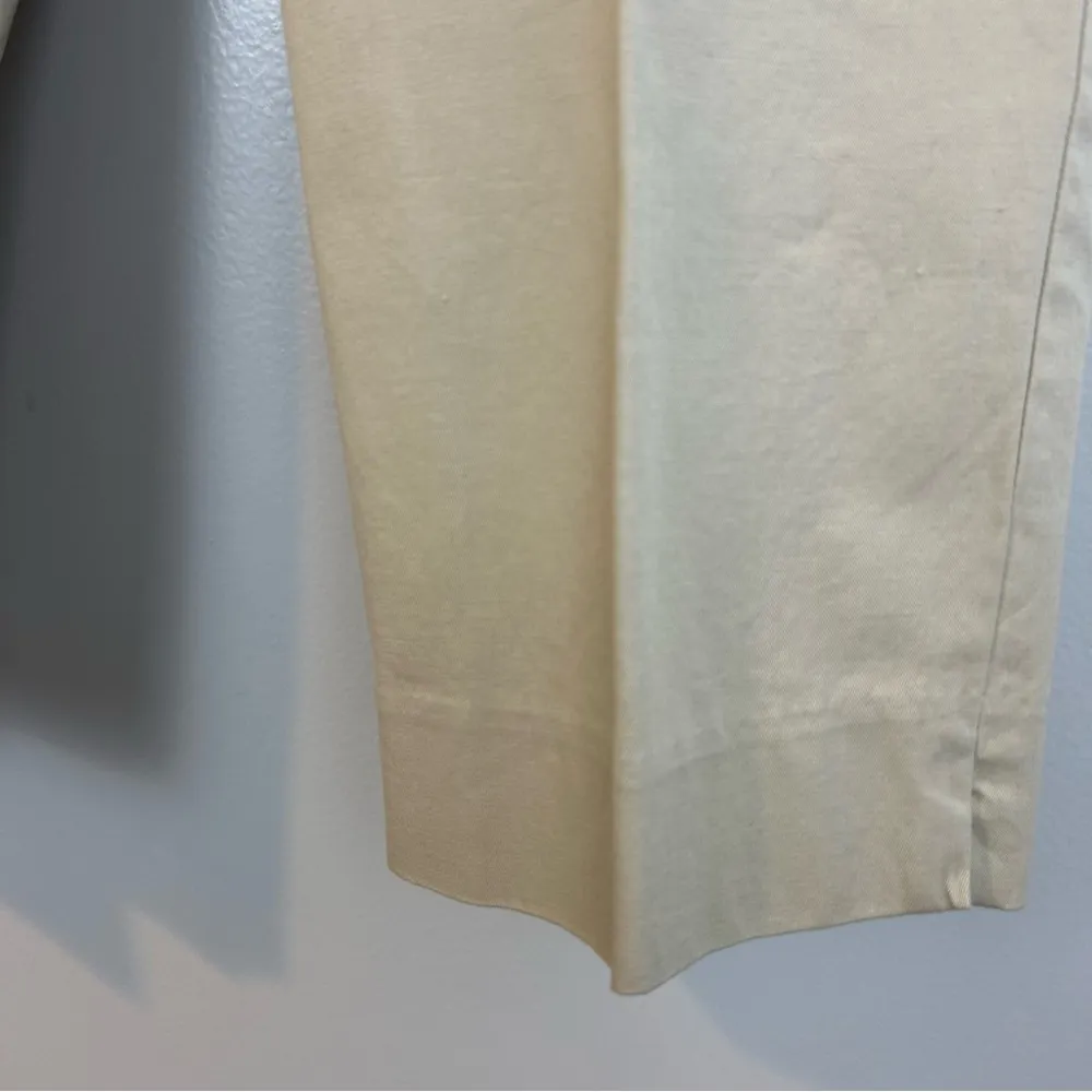 NWOT Talbots Beige Curvy Fit CropCap ri Trouser Pants Size 10 Petite - Image 10