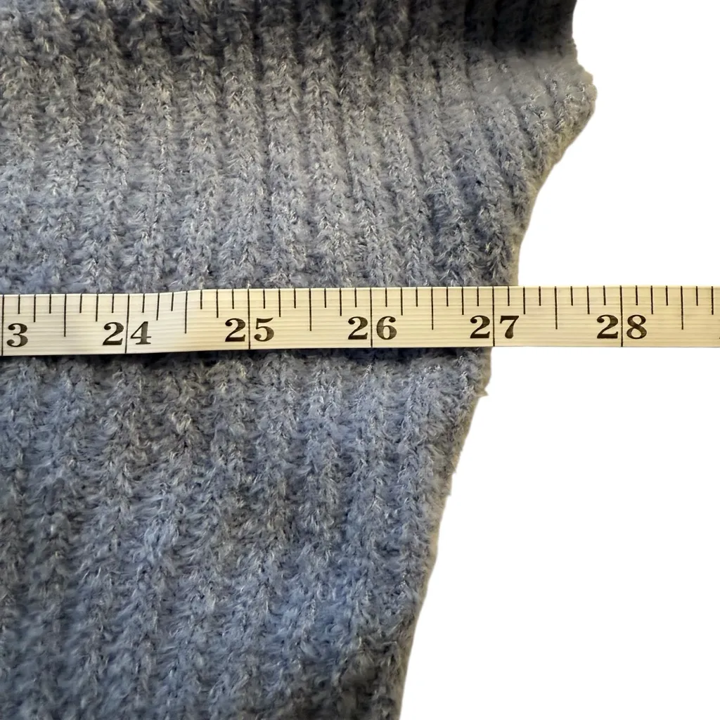 Chico's Cozy Wrap Sweater Blue L/XL Soft Warm Winter Cool Weather Snow Stretch - Image 9