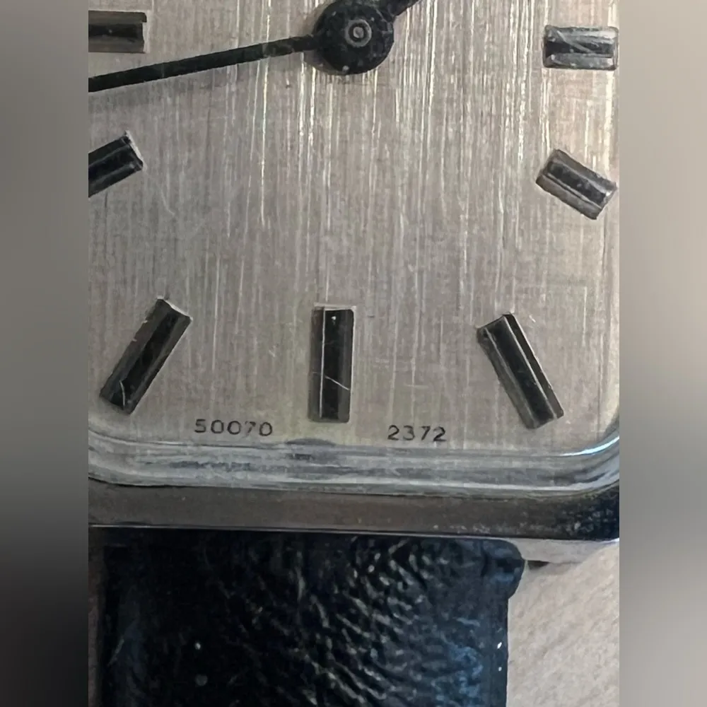 Timex Ladies Watch Rare Vintage Mechanical Winding Rectangular Stainless Dial - Image 6