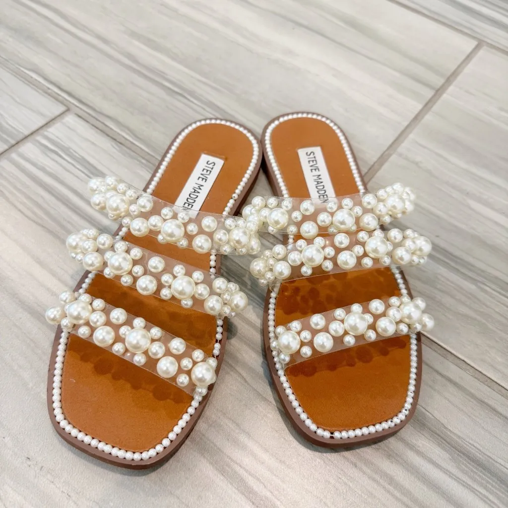 Steve Madden Taye Pearl Sandals‎ - Image 9