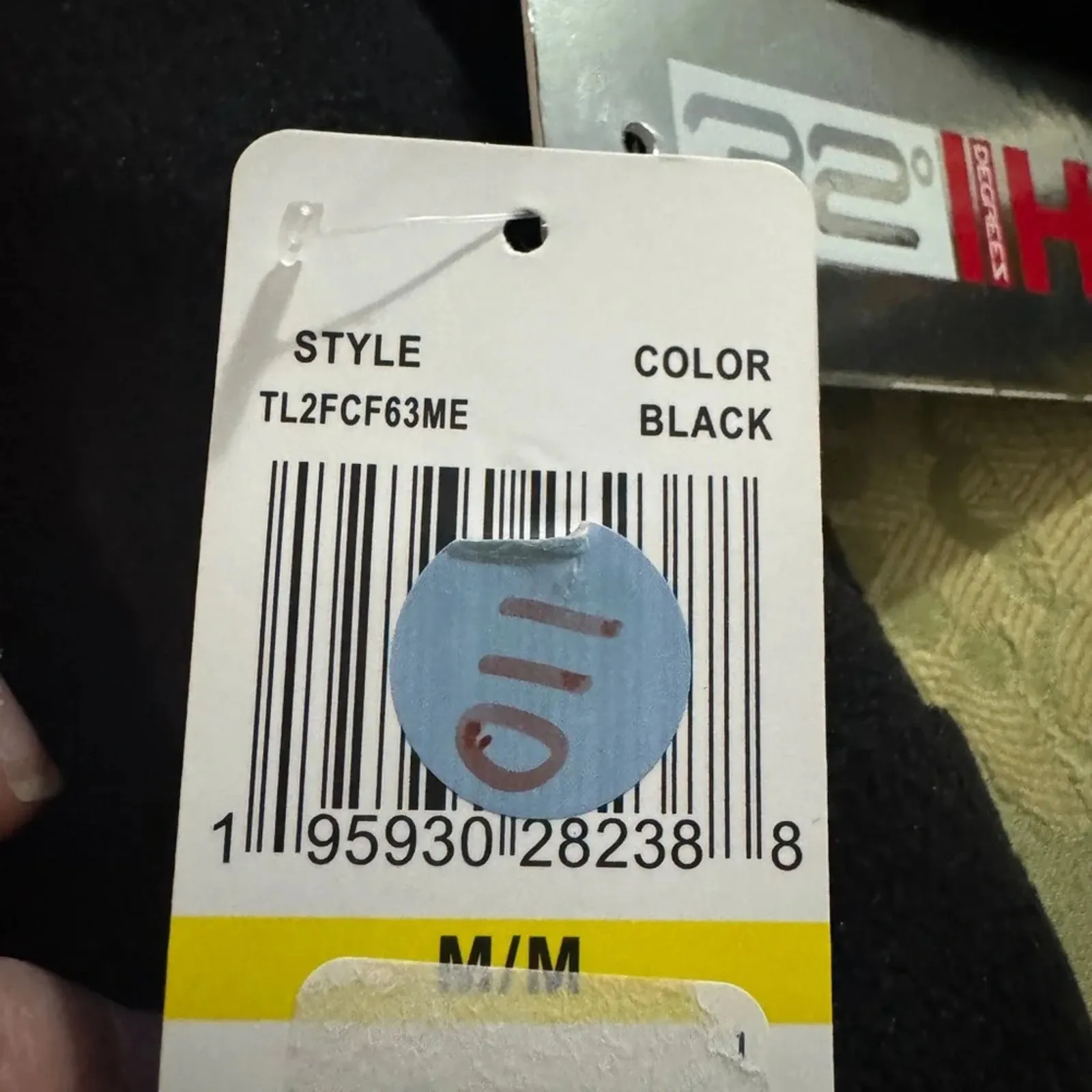 32 DEGREES Fleece Half-Snap Pullover Top in Black Size M New with Tag TL2FCF63ME - Image 7