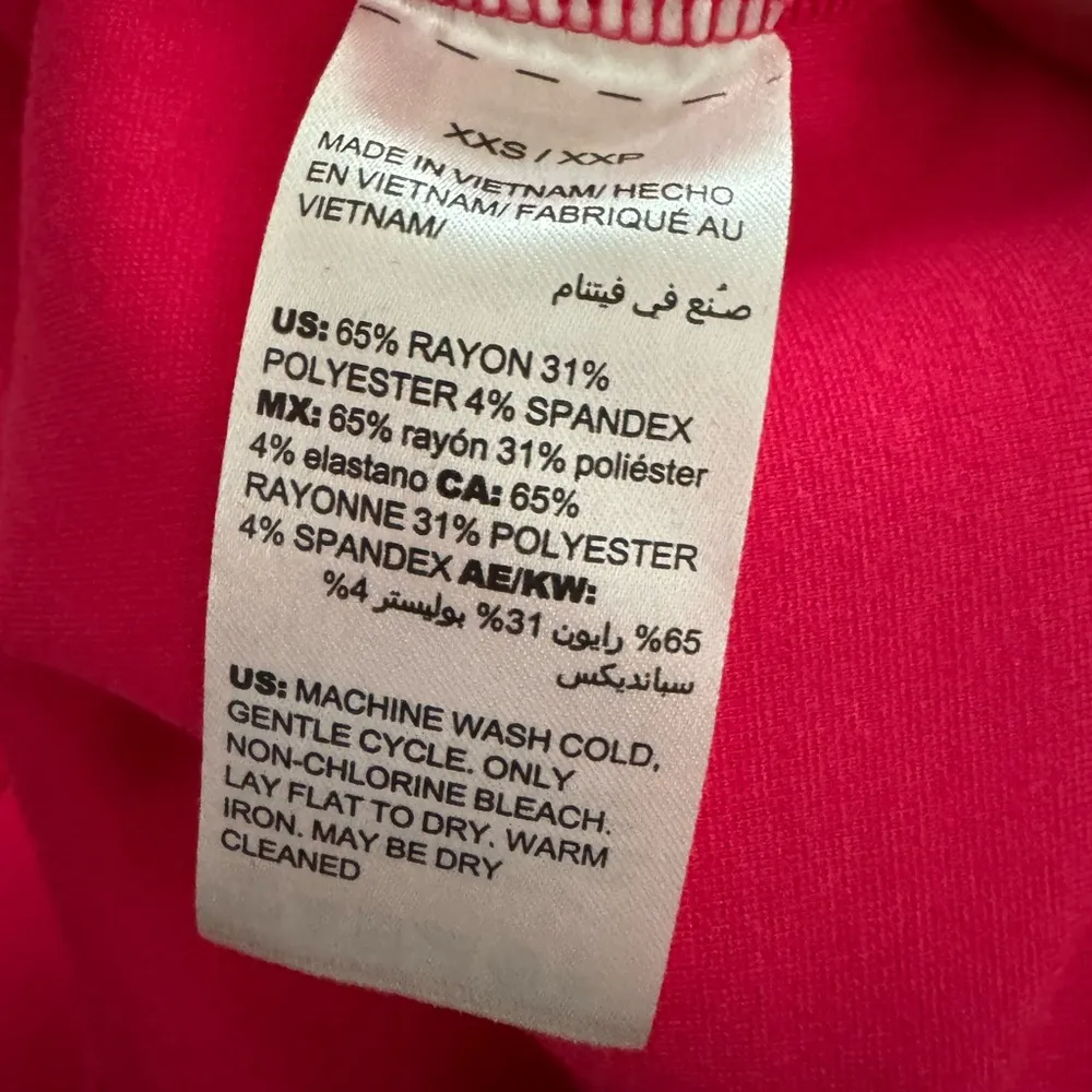 NWT White House Black Market ES Side Tie Knot Chemise Dress in Bright Rose - Image 8