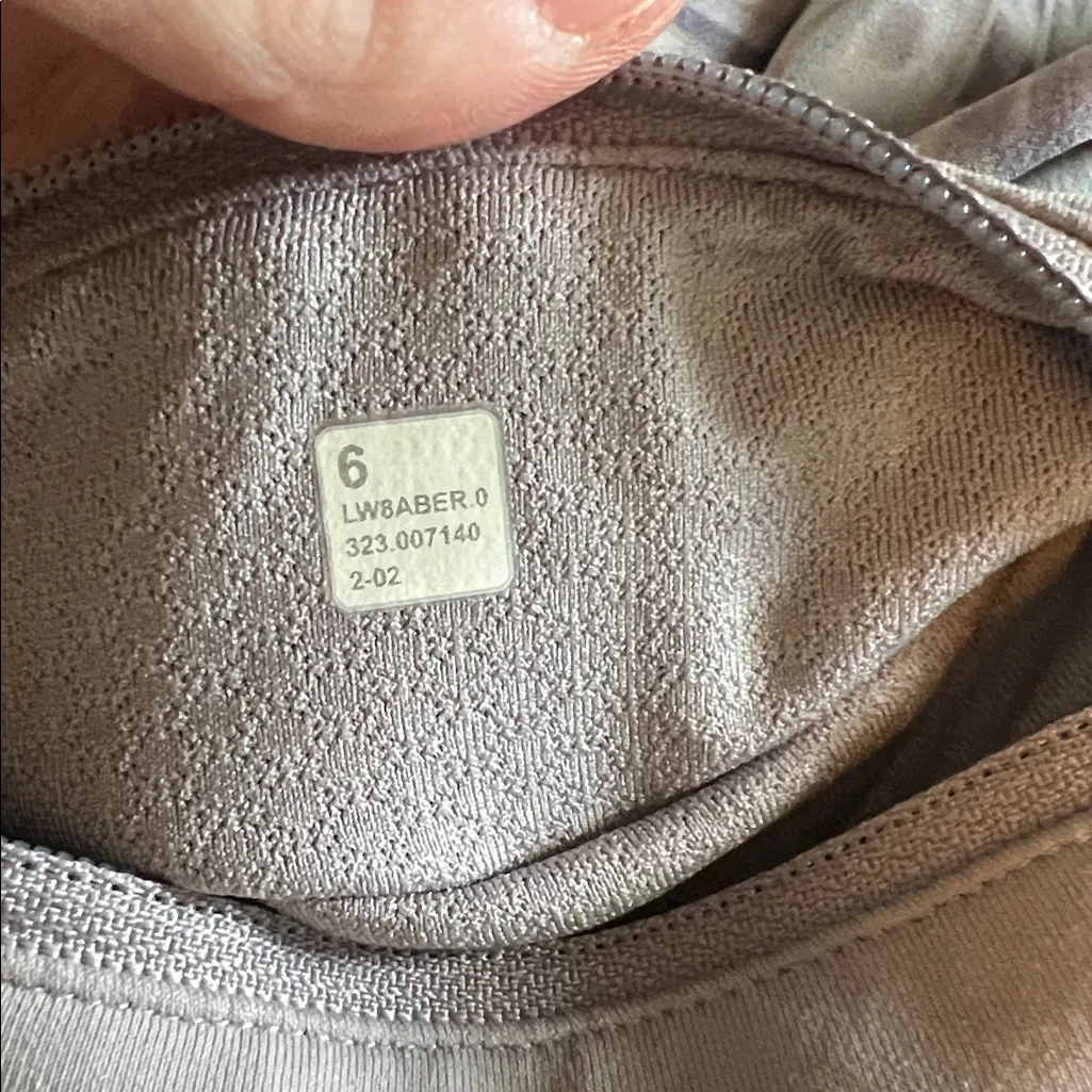 Lululemon Pace Rival Skirt Plisse Bloom Multi/Mauve Gray Size 6 - Image 5