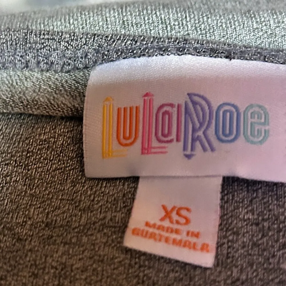 LuLaRoe Irma Tunic - XS - Gray - Soft & Comfy - Image 4