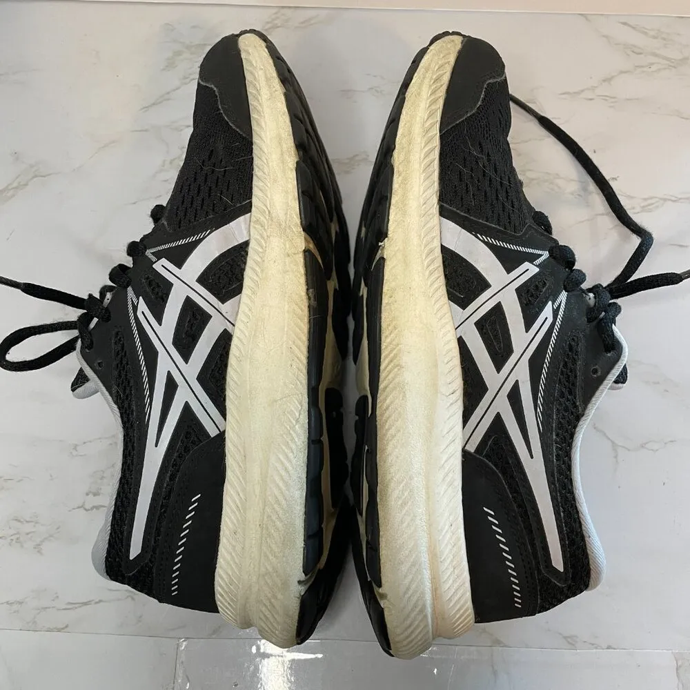 Asics Shoes Womens 7 Wide Gel Contend Running Sneakers 1012A910 Black - Image 8