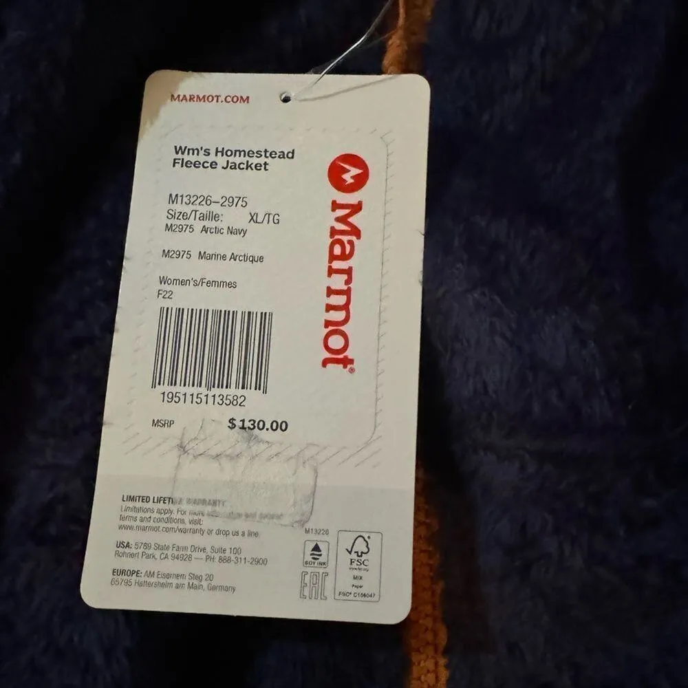 MARMOT Homestead Sherpa Fleece Zip-Up Jacket, Size XL, New w/ Tag MSRP $130 - Image 8