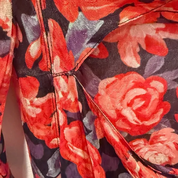 SAYLOR Cher Maxi Dress in Red Floral size Large‎ - Image 7