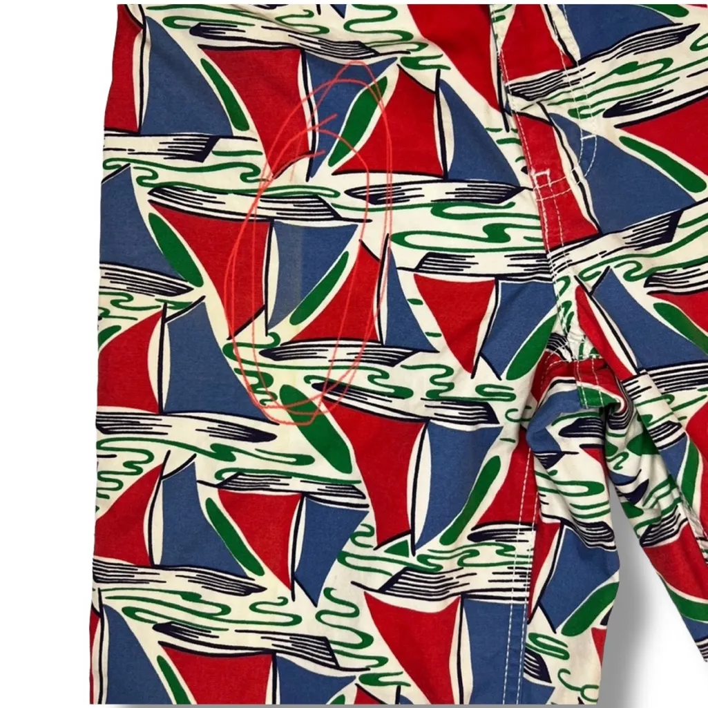 Vintage TOMMY HILFIGER Women Size 4 Nautical Sailboat Fringe Ankle Pants Retro - Image 11