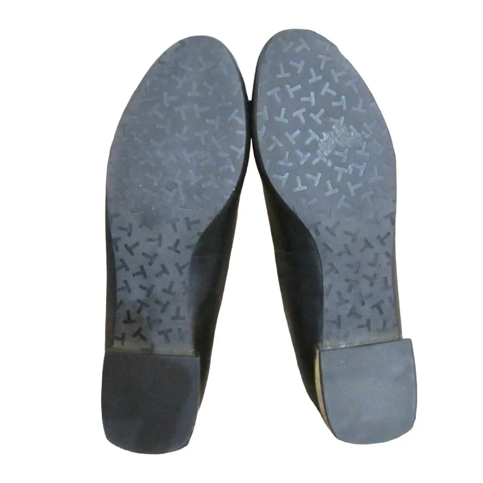 Tahari Black Ranma Flats Sz 10M - Image 7