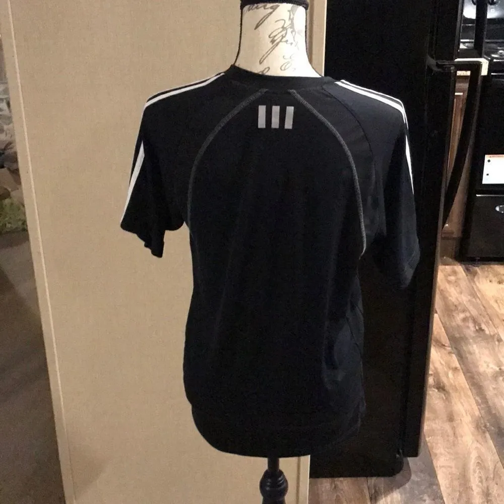 Adidas Athletics Black Shirt Women's Small - Image 3
