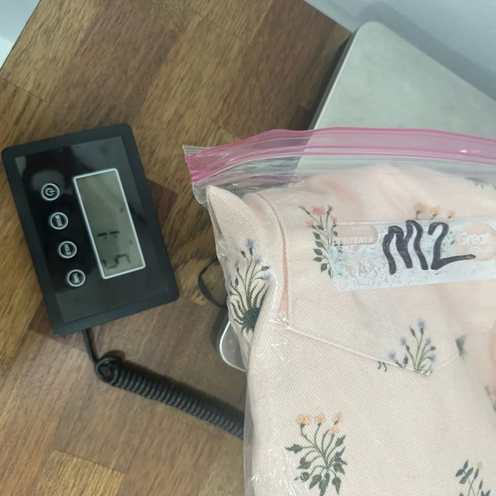 Meadows Womens Jeans 29 Pink Floral‎ Wide Leg Whimsical Denim Loose Pants - Image 10