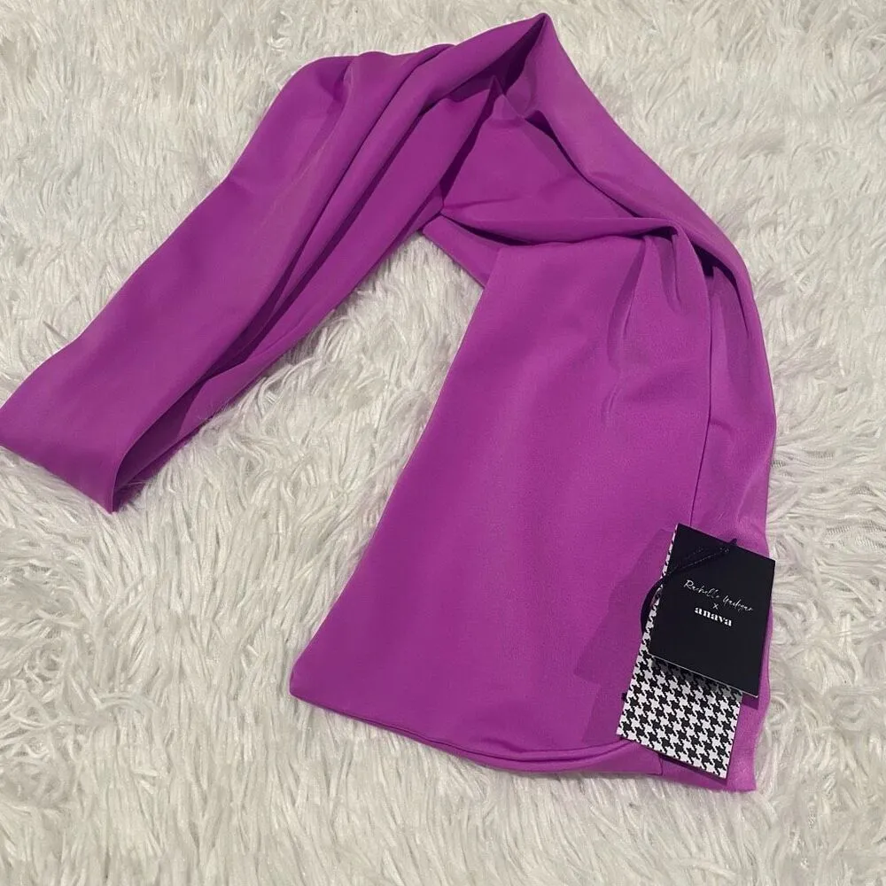 Anava Paris Rachelle Swimsuit with Headscarf in Fuchsia Size XL NWT Pink - Image 9