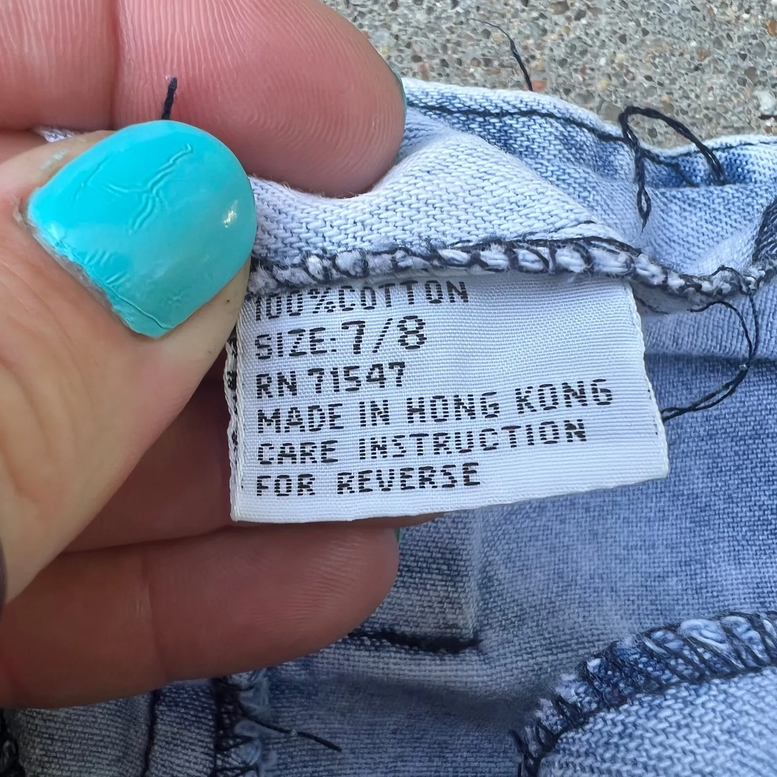 Vintage denim shorts skort bareback high rise pleated Blue Size 26 - Image 7