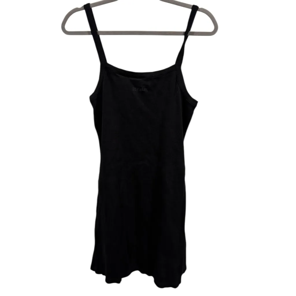 New! Djerf Avenue Daily Tank Dress Ribbed Black - Image 5