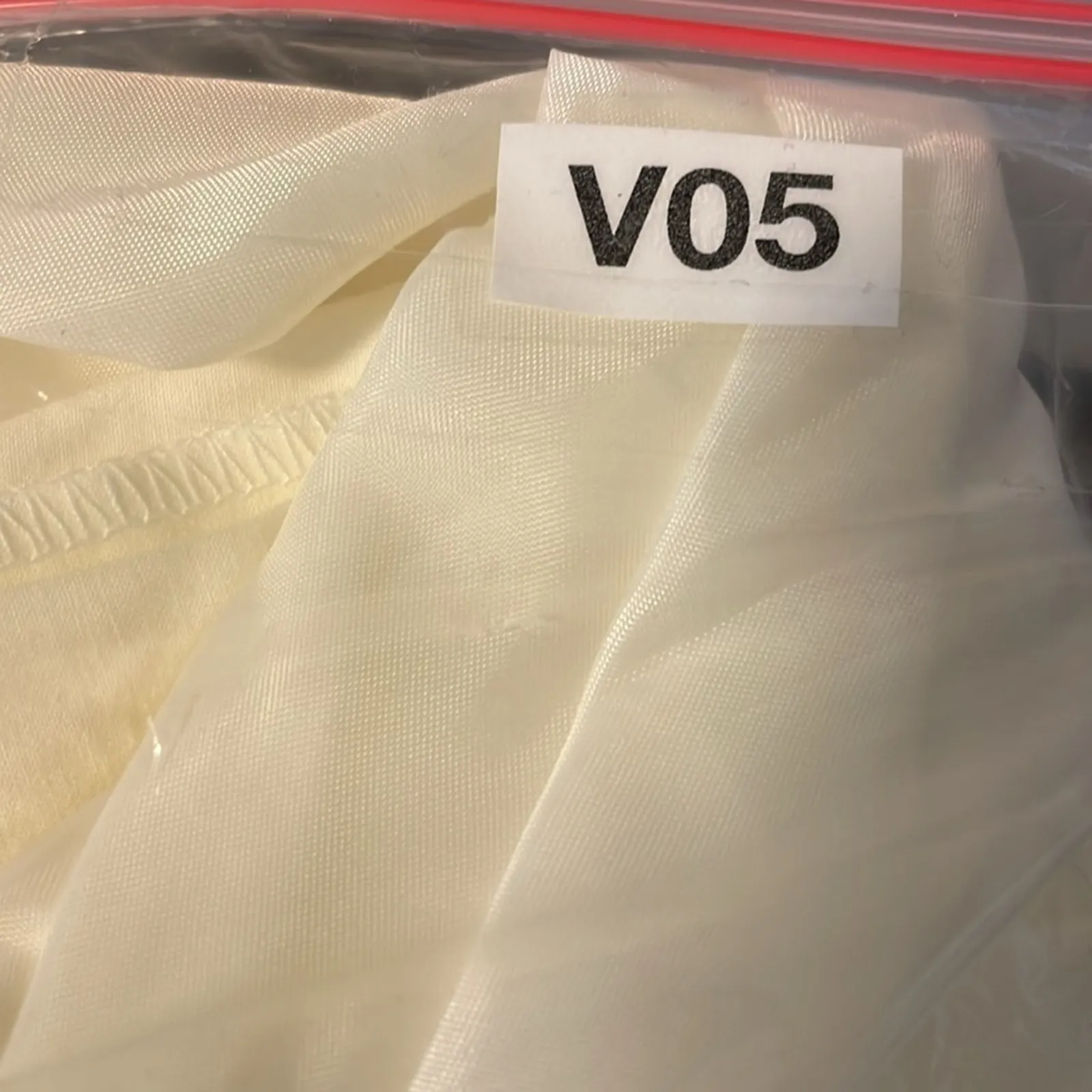 Renouveau Boho Midi Skirt Elastic Waist Side Pockets Sie XS/S Cream Beachy - Image 16