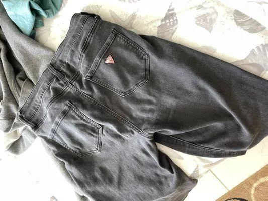 Black Denim  Jeans - Image 4