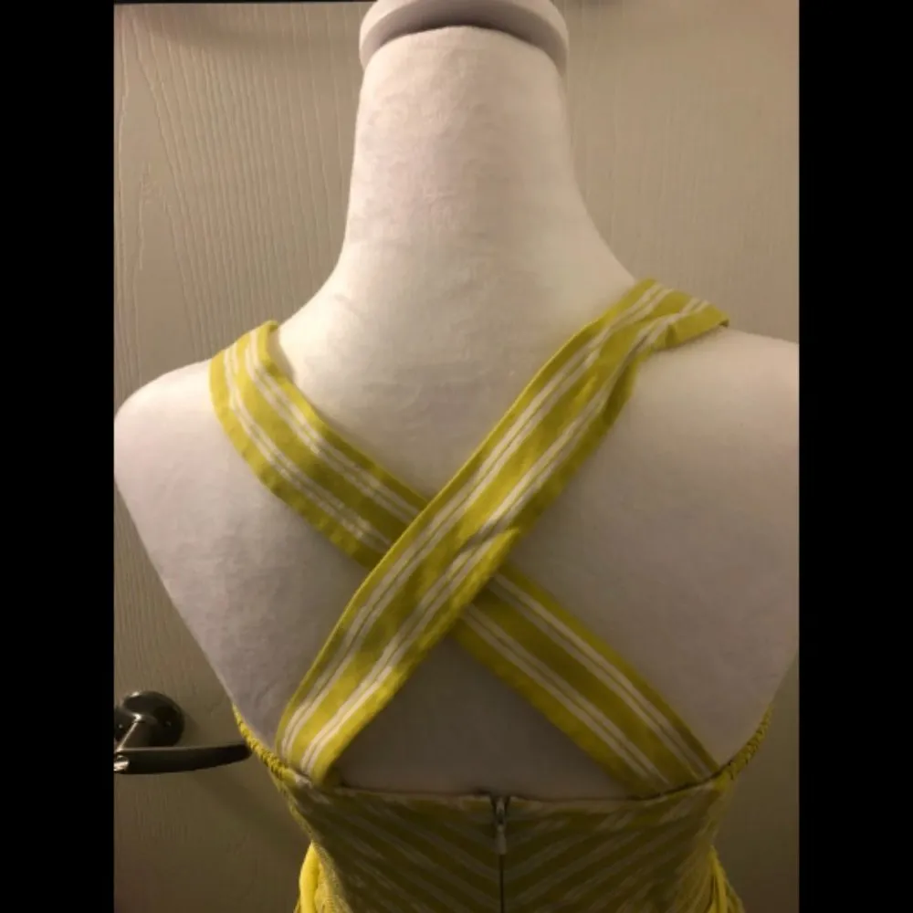 Moulinette Soeurs ASO TAYLOR SWIFT Anthropologie Halter Striped Dress - Image 5