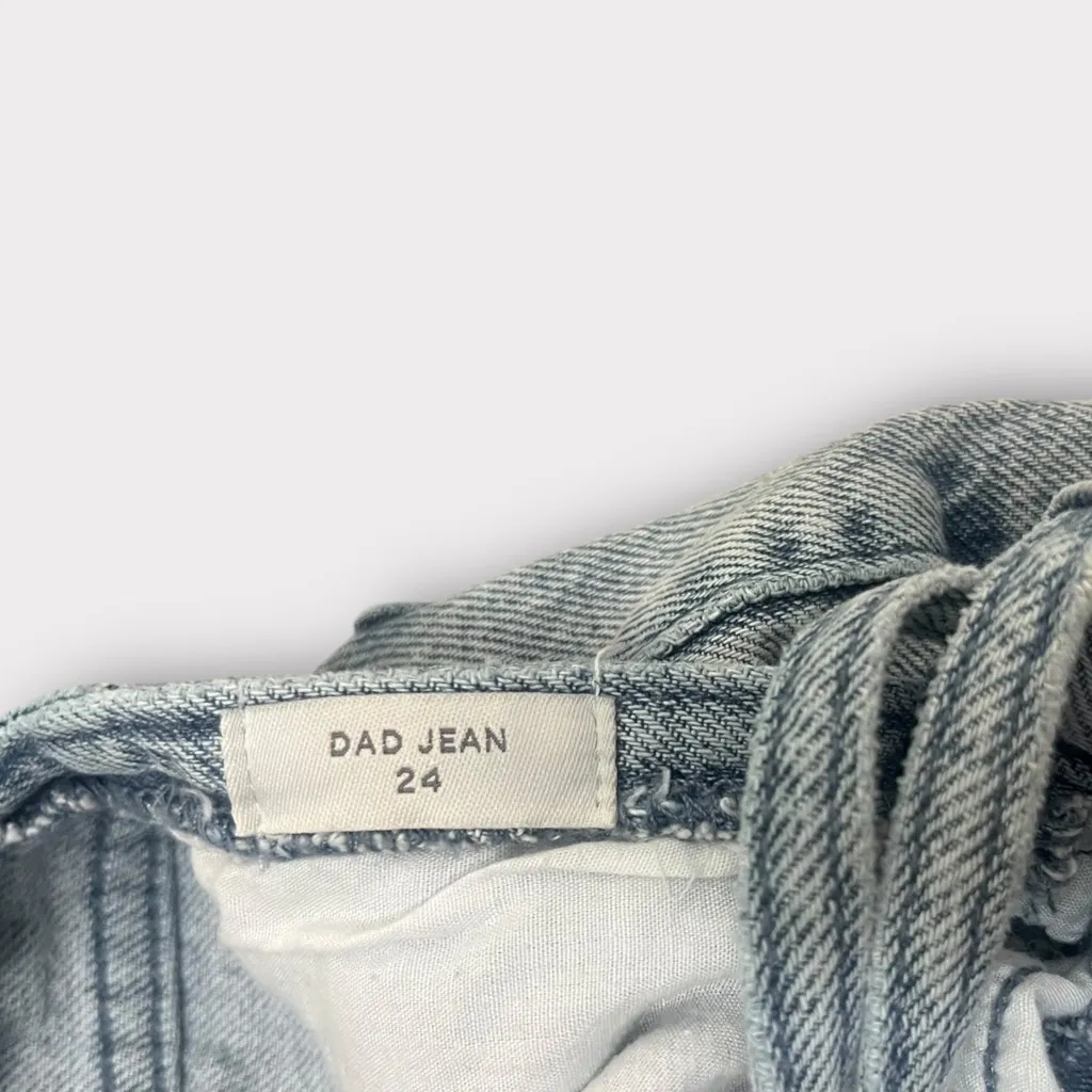 Pacsun Straight Leg Light Denim Jeans - Dad Jean Cutout Style - Image 5