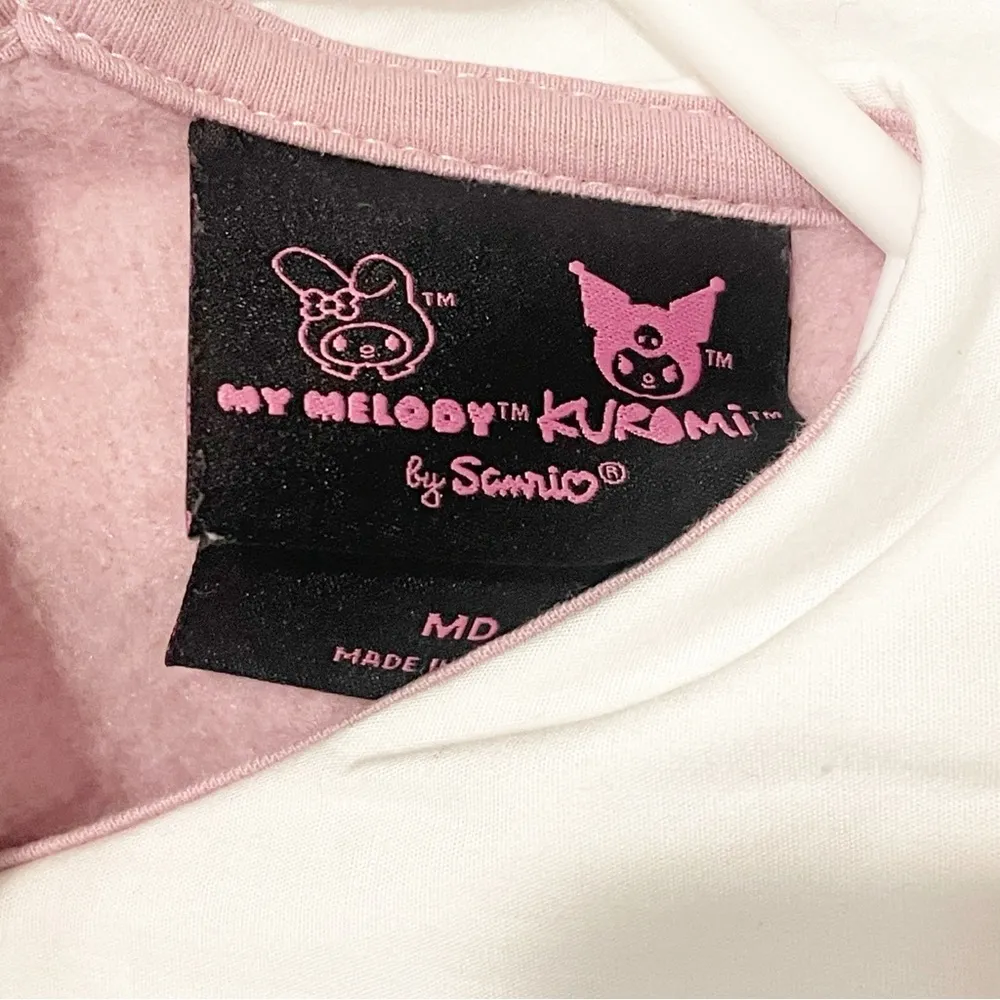 Hello Kitty My Melody & Kuromi Size Medium Lolita Lace Sweatshirt - Image 4