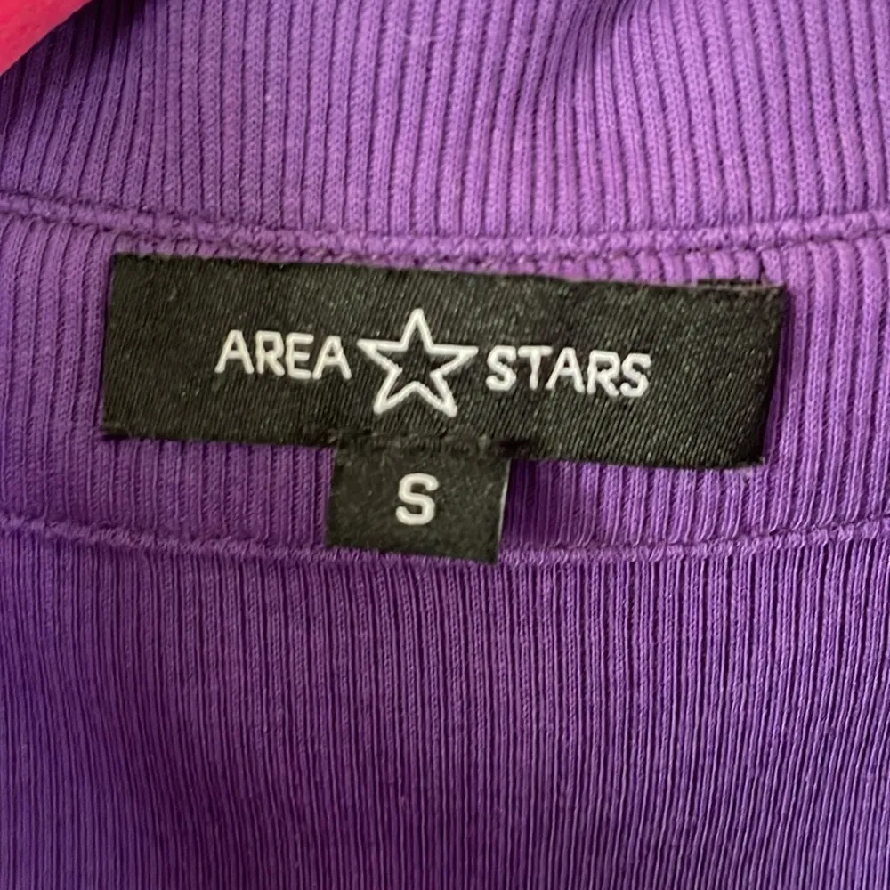 Area Stars Ford Long Sleeve Crop Polo Purple - Image 6