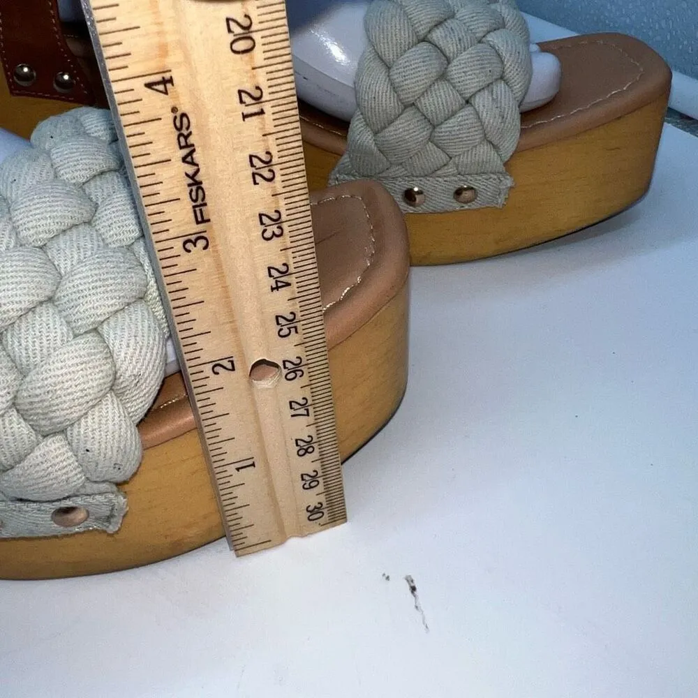 Madden Girl Chunky Braided Platform‎ Buckle Sandals - Image 5