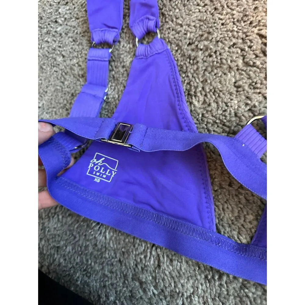 Oh Polly purple swim bikini top - Image 4