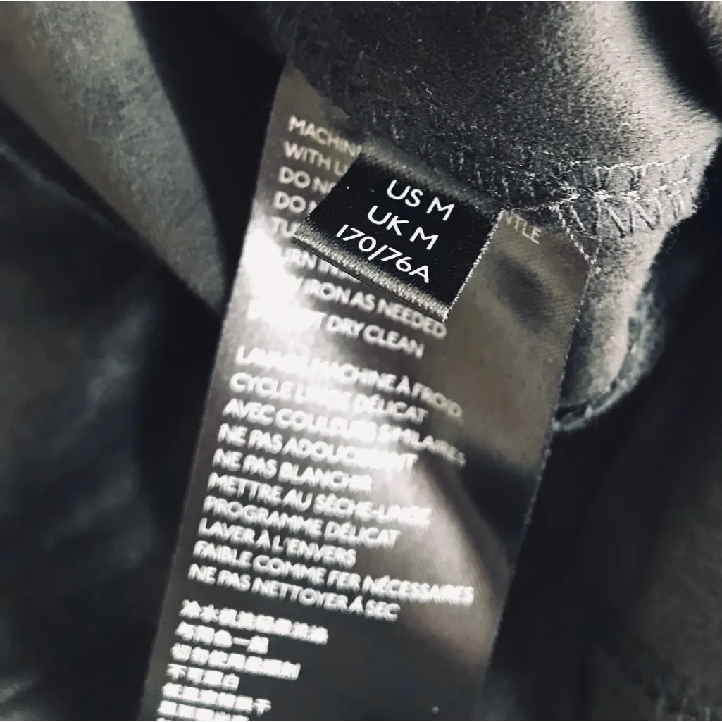 Midnight Vegan Suede Moto Leggings, NWT, Size Medium - Image 11