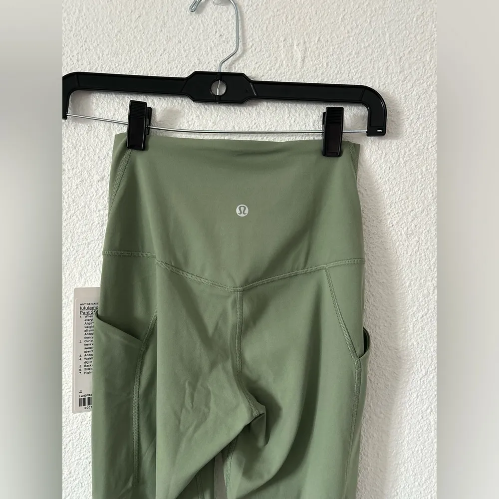 lululemon Align M HR Pant 25" *Pockets in desert green sz 4 - Image 8