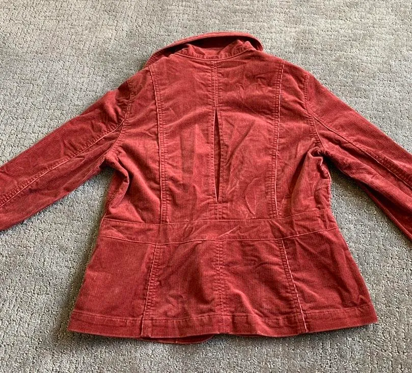 Eddie Bauer Red Corduroy Jacket - Image 2