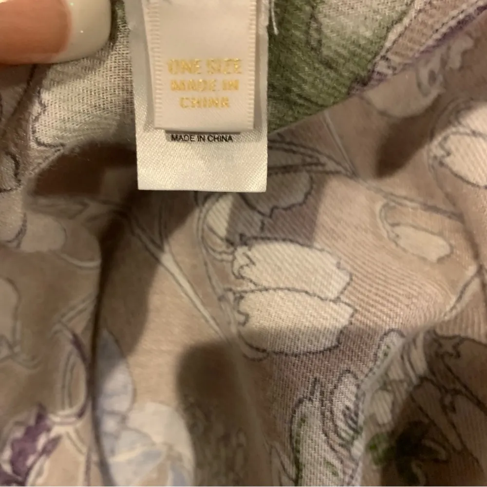 Purple Floral Kimono Coverup one size Size undefined - Image 4