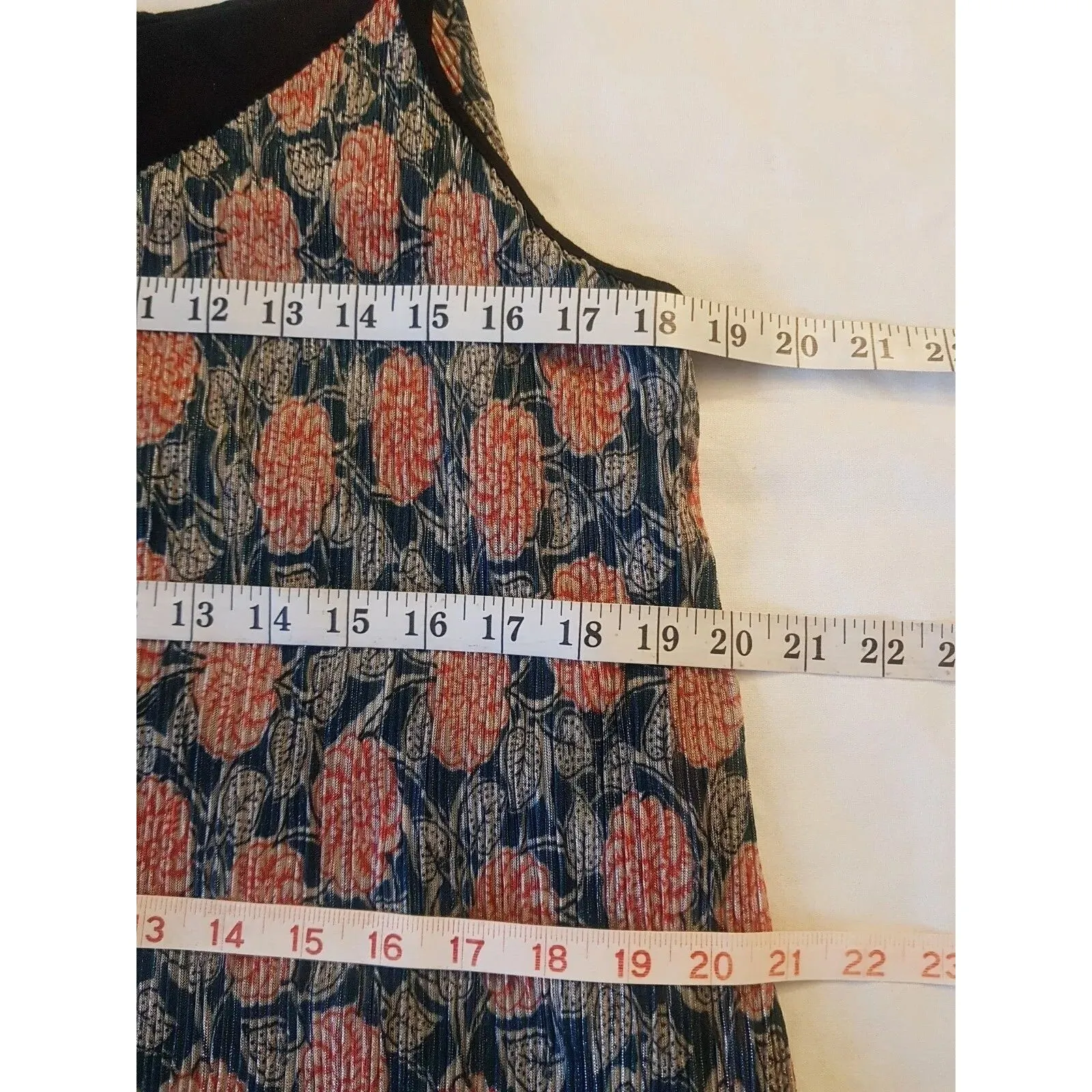 Maeve Anthropologie Womens Blouse Sz Large  Bohemian Boho Sleeveless Floral - Image 12