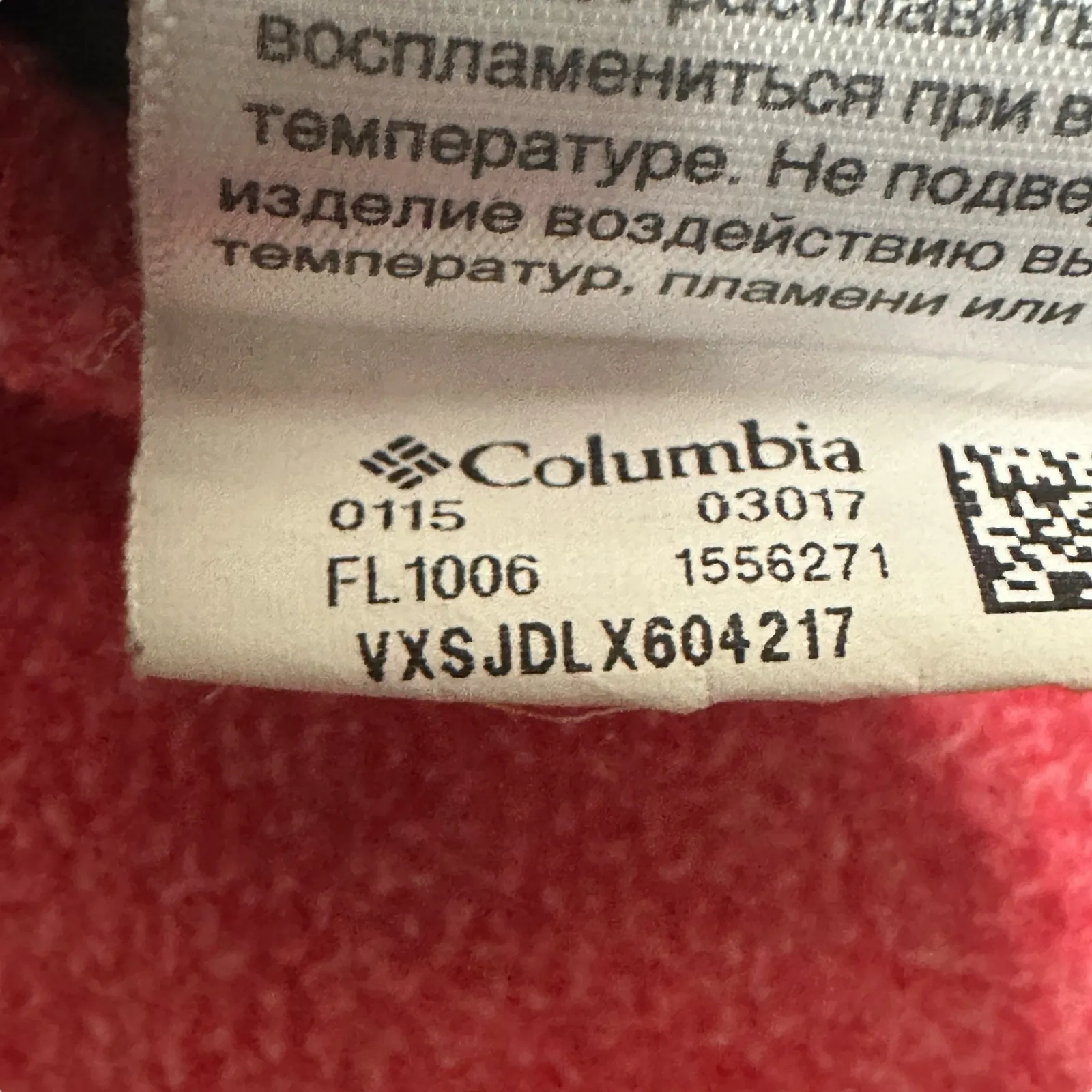 Columbia Fleece Vest Womens M Pink Full Zip Blue Trim Outdoor Hiking Athleisure - Image 8